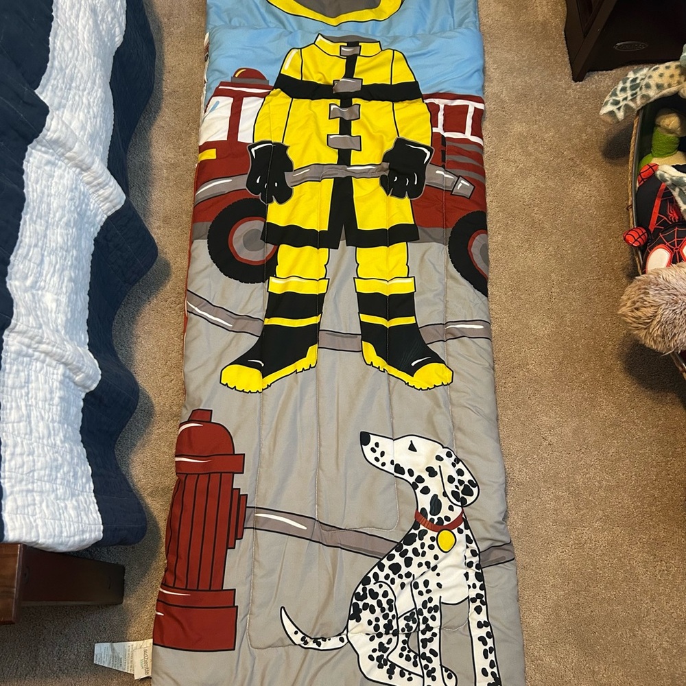 Firefighter Adventure Sleeping Bag for Kids
